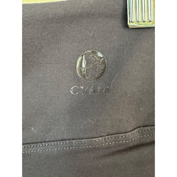 CYSM Virtual Sensuality Fit Hi Compression Leggings Size L Gray Light Blue - Picture 5 of 13